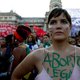 A pro-choice rally in Argentina